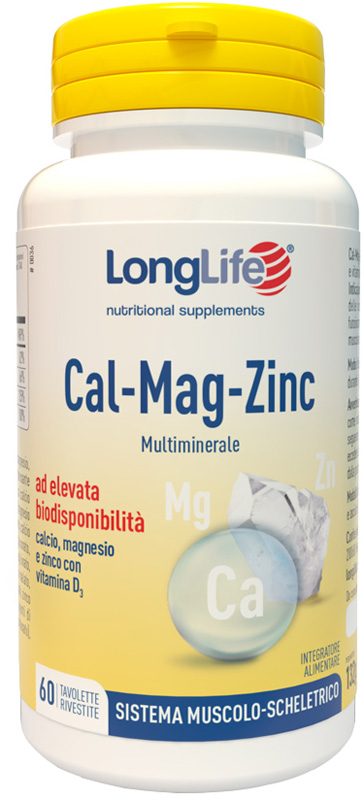LONGLIFE CAL MAG ZINC 60 TAVOLETTE - famajoy.it