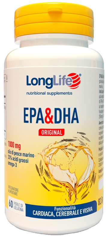 LONGLIFE EPA DHA 60 PERLE - famajoy.it