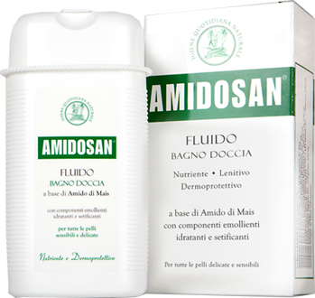 AMIDOSAN FLUIDO BAGNO DOCCIA NUTRIENTE LENITIVO RINFRESCANTE 300 ML - famajoy.it