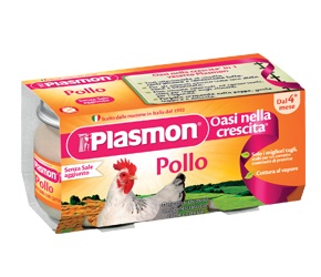 PLASMON OMOGENEIZZATO POLLO 80 G X 2 PEZZI - famajoy.it