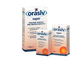 ORASIV SUPER POLVERE ADESIVA CLINICA PER PROTESI DENTALI 125 G - famajoy.it