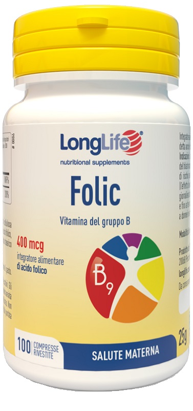 LONGLIFE FOLIC 400 MCG 100 COMPRESSE - famajoy.it