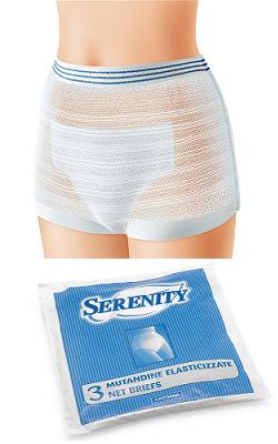 MUTANDINA ELASTICA RETTANGOLARE A RETE SERENITY M 3 PEZZI - famajoy.it
