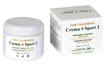 SPORT 2 CREMA MASSAGGIO VEGETALE VASO 100 ML - famajoy.it
