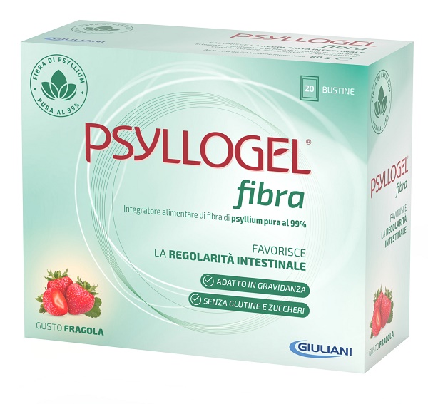 PSYLLOGEL FIBRA FRAGOLA 20 BUSTINE - famajoy.it