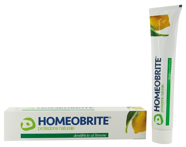 HOMEOBRITE DENTIFRICIO AL LIMONE 75 ML - famajoy.it
