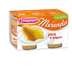 PLASMON OMOGENEIZZATO YOGURT PERA 120 G X 2 PEZZI - famajoy.it