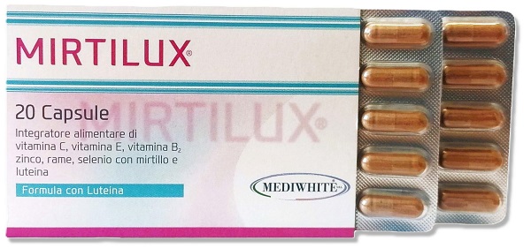 MIRTILUX 20 CAPSULE 441 MG - famajoy.it