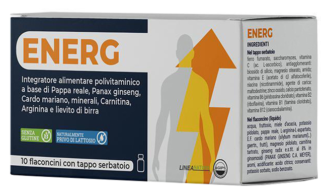 ENERG 10 FLACONCINI 10 ML CON TAPPO SERBATOIO - famajoy.it