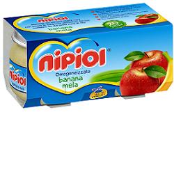 NIPIOL OMOGENEIZZATO BANANA MELA 80 G 2 PEZZI - famajoy.it