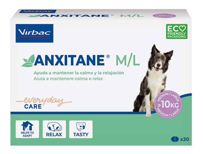 ANXITANE M/L SUPPLEMENTO NUTRIZIONALE SCATOLA 30 COMPRESSE APPETIBILI - famajoy.it