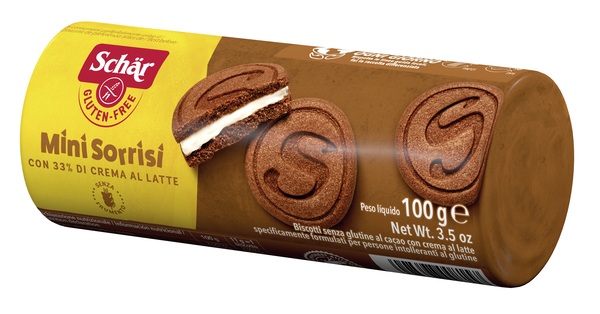 SCHAR MINI SORRISI CON CREMA AL LATTE 100 G - famajoy.it