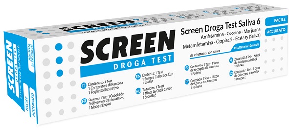 SCREEN DROGA TEST SALIVA 6 DROGHE - famajoy.it