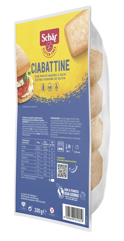 SCHAR CIABATTINA 200 G - famajoy.it