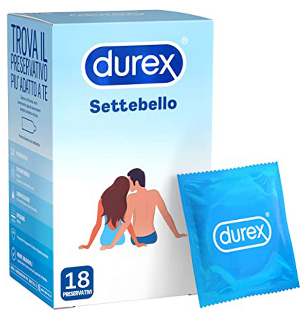 PROFILATTICO DUREX SETTEBELLO CLASSICO 18 PEZZI - famajoy.it