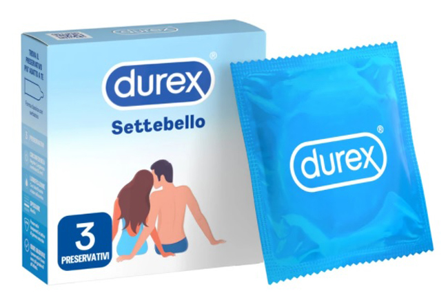 PROFILATTICO DUREX SETTEBELLO CLASSICO 3 PEZZI - famajoy.it