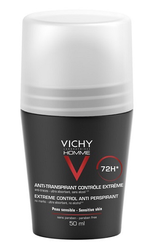 VICHY HOMME DEO ROLL-ON ANTI-TRASPIRANTE 50 ML - famajoy.it