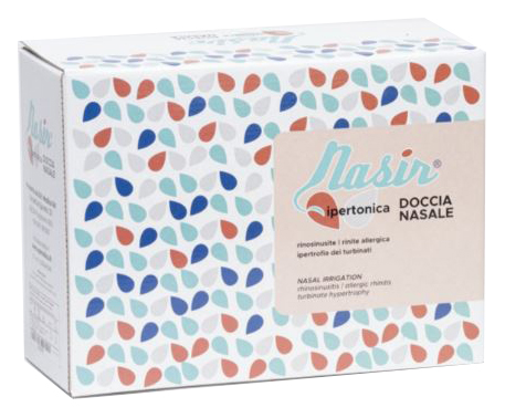 SOLUZIONE FISIOLOGICA IPERTONICA STERILE NASIR 8 SACCHE VERSIONE DA 250ML - famajoy.it