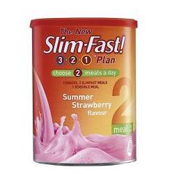 SLIMFAST BARATTOLO POLVERE FRAPPE' FRAGOLA 438 G - famajoy.it
