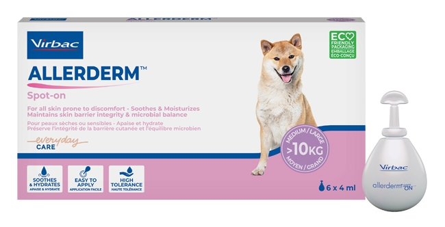ALLERDERM SPOT ON CANI SUPERIORI A 10 KG 6 PIPETTE 4 ML - famajoy.it