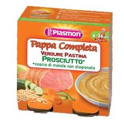 PLASMON OMOGENEIZZATO PAPPE PROSCIUTTO VERDURA PASTINA 190 G X 2 PEZZI - famajoy.it