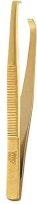 PINZETTA INOX MORSO OBL DORATA - famajoy.it