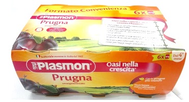 PLASMON OMOGENEIZZATO PRUGNA 6 X 104 G - famajoy.it