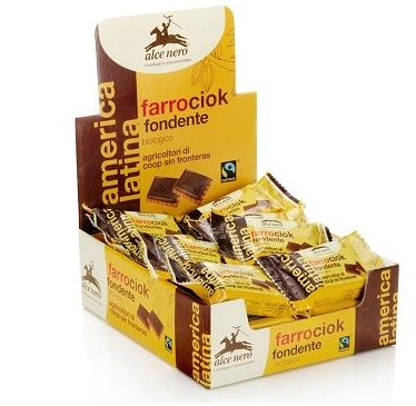 BISCOTTO DI FARRO E CIOCCOLATO FONDENTE BIO FAIRTRADE 28 G - famajoy.it