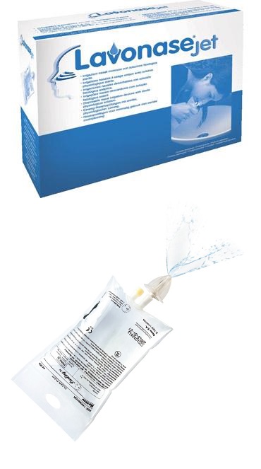 IRRIGATORE NASALE LAVONASE CON SOLUZIONE FISIOLOGICA 6 PEZZI - famajoy.it