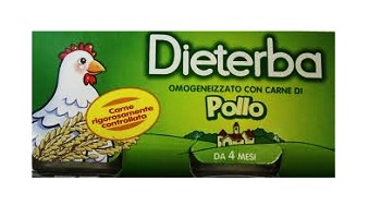 DIETERBA OMOGENEIZZATO POLLO 3 PEZZI 80 G - famajoy.it