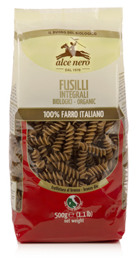 FUSILLI 100% FARRO INTEGRALE BIO 500 G - famajoy.it