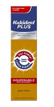 KUKIDENT DOPPIA AZIONE ADESIVO PROTESI DENTARIA 40 G - famajoy.it