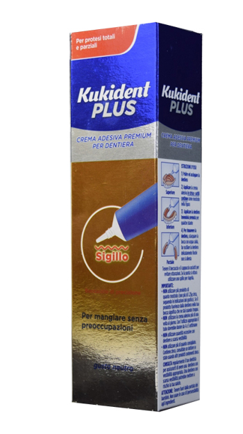 KUKIDENT SIGILLO CREMA ADESIVA PER PROTESI DENTARIE 40 G - famajoy.it