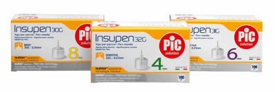 AGO PER PENNA DA INSULINA PIC INSUPEN GAUGE 33 4 MM 100 PEZZI - famajoy.it