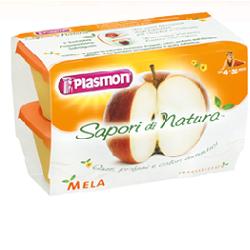 PLASMON SAPORI DI NATURA OMOGENEIZZATO MELA 100 G X 4 PEZZI - famajoy.it