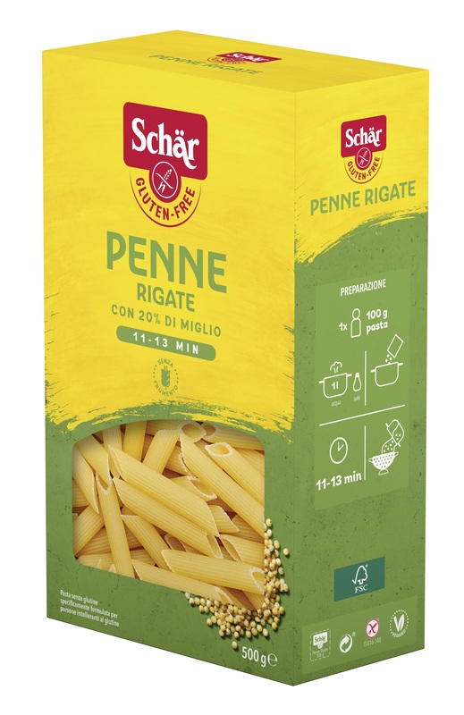 SCHAR PENNE RIGATE 500 G - famajoy.it