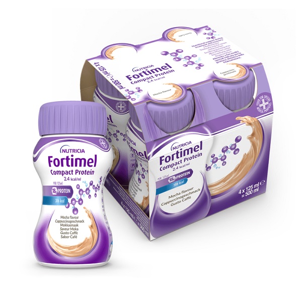FORTIMEL COMPACT PROTEIN CAFFE' 4 X 125 ML - famajoy.it
