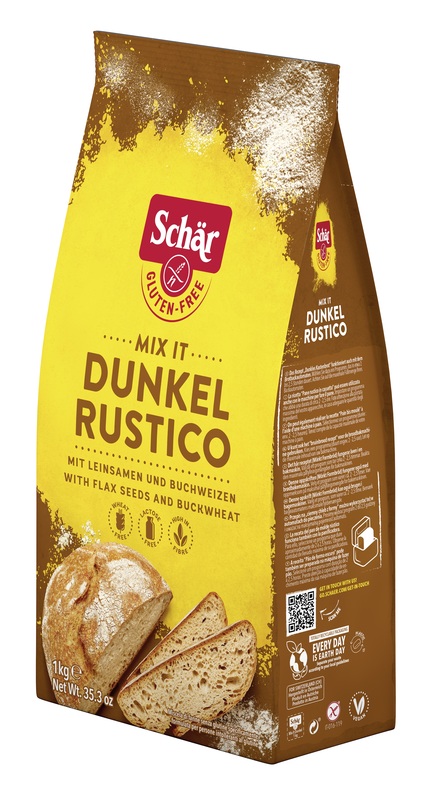 SCHAR MIX IT DUNKEL RUSTICO SENZA GLUTINE SENZA LATTOSIO 1 KG - famajoy.it