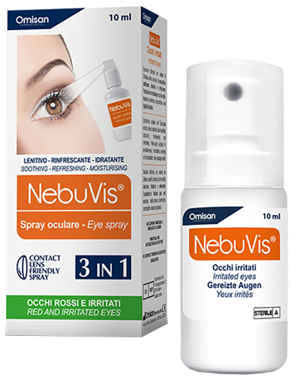 NEBUVIS OCCHI IRRITATI SPRAY 10 ML 1 PEZZO - famajoy.it