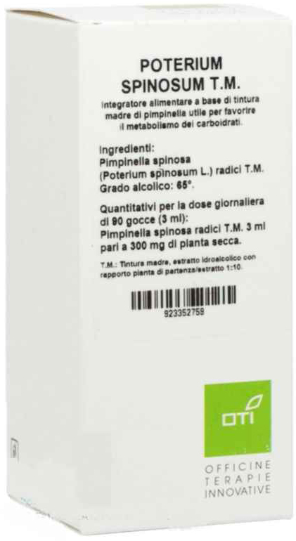 POTERIUM SPINOSUM TINTURA MADRE GOCCE 100ML - famajoy.it