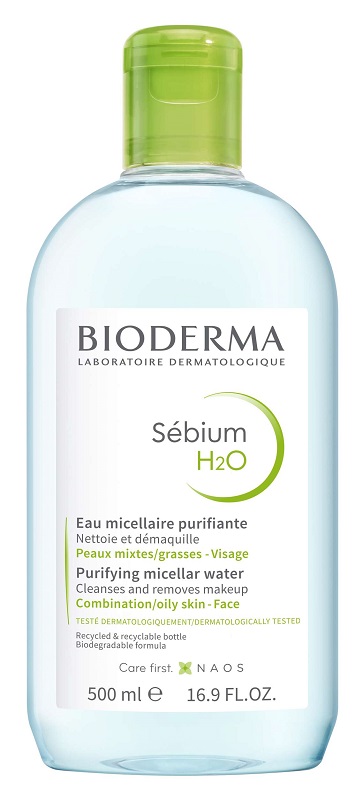 SEBIUM H2O DETERGENTE STRUCCANTE PELLE MISTA 500 ML - famajoy.it