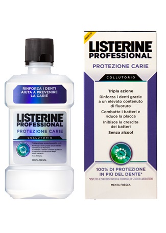 LISTERINE PROFESSIONAL PROTEZIONE CARIE 250 ML - famajoy.it