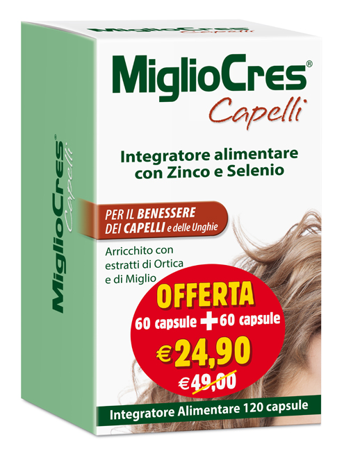 MIGLIOCRES 60+60 CAPSULE 60 G PROMOZIONE - famajoy.it
