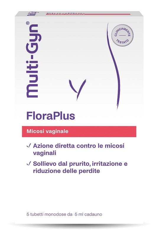 FLORAPLUS MULTI-GYN CANDIDOSI VAGINALE 5 TUBETTI X 5 ML - famajoy.it