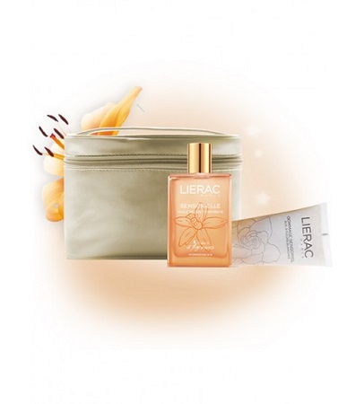 LIERAC COFANETTO DI NATALE HUILE SENSORIELLE 100 ML GOMMAGE SENSORIEL 100 ML + HC+LABBRA ORO IN OMAGGIO - famajoy.it