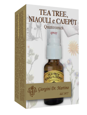 TEA TREE NIAOULI E CAJEPUT QUINTESSENZA SPRAY 15 ML - famajoy.it