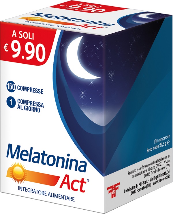 MELATONINA ACT 1 MG 150 COMPRESSE - famajoy.it