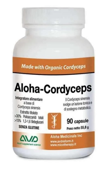 ALOHA CORDYCEPS 90 CAPSULE - famajoy.it