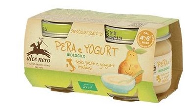 OMOGENEIZZATO PERA E YOGURT BABY FOOD BIO 2 X 80 G - famajoy.it