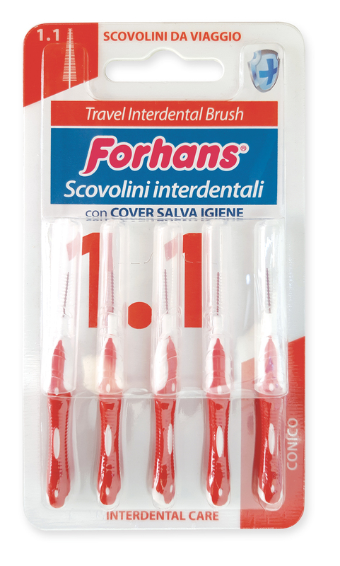 FORHANS TRAVEL INTERDENTAL BRUSH 1,1 - famajoy.it